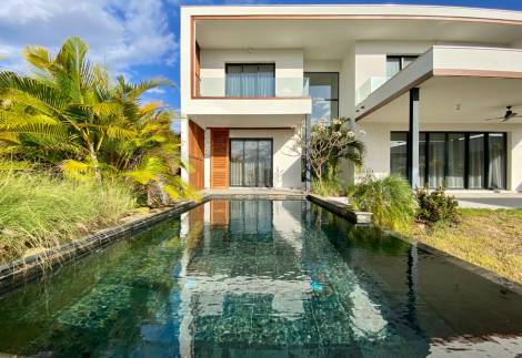 Stunning modern 5 bedroom villa with private pool located on the west coast of the island