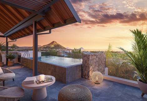 Serena Residences by Sands:Refuge d'Exception: 3 bedroom flat between the sea and the mountains