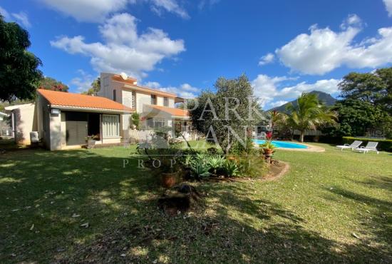 Family home with extensive garden and pool
